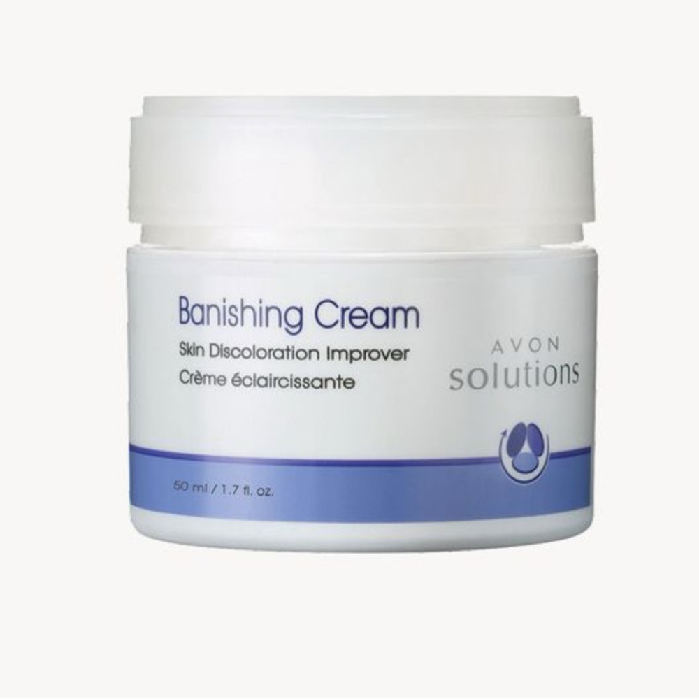 Avon Solutions Banishing Cream - White and Blue